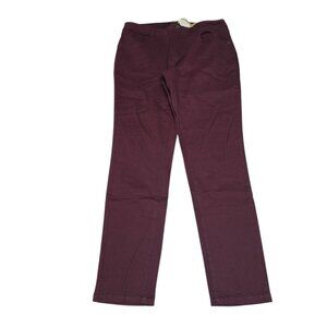 North River Pants Wine Tasting‎ Womens 10 Casual Red With Tag